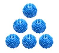 Bolas reutilizables para secadora de ropa de lavandería y secadora de ropa antiestática, 6 unidades (azul)
