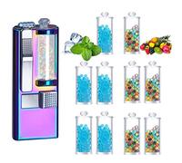 Bolas Sabores,1000Pcs Bolitas Sabores/Metal Bead Pusher,accesorios De Cigarrillos Para Esencia De Menta (Menta + Mezcla,1000 Uds bolas de sabor + bead pusher)