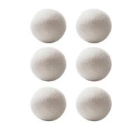 Bolas secado para la secadora caída | 6 piezas Bolas secadora lana lavandería Nueva Zelanda | Lavrys Ball Reutilizador telas reutilizables | Reduce las arrugas ropa y ahorra tiempo secado