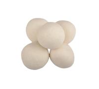 Bolas secadoras de lana XL, suavizante de tela natural, reutilizables, reduce las arrugas, ahorra tiempo de secado (6)