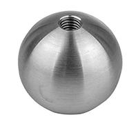 Bolas semirroscadas, 5 bolas de profundidad media rosca, bola medio orificio roscado M18, 3 mm a 10, x 8 piezas, acero inoxidable