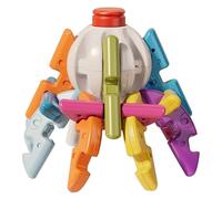 Bolas sensoriales, Transformación Rainbow Busy Ball para el juego de desarrollo, diseño resistente con habilidad motora fina, juguetes de jardín de infantes para niños pequeños, niños, niñas, hogar, e