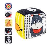 Bolas Sonajero para Bebé,Bola Sonajero | Pelota de tela para agarrar a mano para niños pequeños - Bola sensorial de etiqueta, bola sensorial, bolas de etiqueta coloridas para niños, juguete clás