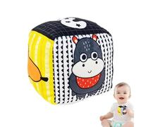 Bolas Sonajero para Bebé,Bola Sonajero, Sonajero de tela para niños pequeños, Pelota sensorial Tag, pelota sonajero para niños pequeños, pelota sensorial con campana, pelota clásica de