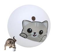 Bolas sonoras para gatos, bolas para gatos que emiten sonidos - Divertidos juguetes con bolas para gatitos,Juguetes para ejercicios con gato Kitty Kitten, divertidos juguetes con para gat