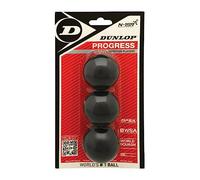 DUNLOP Progress 3Bbl Squash, Unisex, 3 Bolas