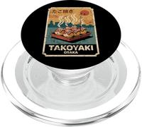 Bolas Takoyaki Dotonburi Japón Retro Japonés Kanji Souvenir PopSockets PopGrip para MagSafe