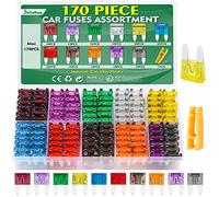 Bolatus 170Pcs Fusibles Coche Mini Pequeños Fusible Coche 2A 3A 5A 7.5A 10A 15A 20A 25A 30A 35A 40A +Fusibles Clip