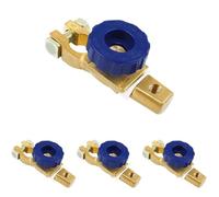 Bolatus Interruptor de Desconexión de Batería 12V/24V Principal para Coche, Camión, Barco - Aislante de Alimentación (Paquete de 4)