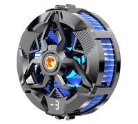 BOLAXHCA Radiador Móvil Magnético Enfriador de Teléfono Ventilador de Refrigeración Semiconductor Silencioso Enfriador Magnético/Clip Trasero 2 en 1 para Tableta/Teléfono