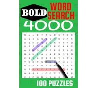 BOLD 4000 Word Search: 100 Large Print Themed Word Search Puzzles | Portable 6″×9″Easy Puzzle Book for Adults & Senior | Fun, Relaxing & Travel-Ready