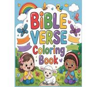Bold and Easy Bible Verse Coloring Pages for Kids, Christmas, Birthday, Easter, Good Friday, Anniversary Gift for Boys, Girls, Teens