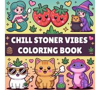 Bold and Easy Chill Vibes Coloring Book: Cute, Relaxing Designs for Stress Relief and Creative Fun (Bold and Easy Coloring Book)