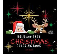 Bold and Easy Christmas Coloring Book