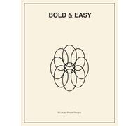 Bold-and-Easy-Coloring-Book: 50 unique bold, thick-line designs (mandalas, flowers, stars, hearts, nature, and 10 simple animals)