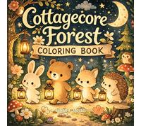 Bold and Easy Cozy Cottage Coloring Book: Simple Kawaii Scenes of Country Houses, Tiny Cottages, and Nature for Stress Relief (Bold Lines for Kids and Adults)