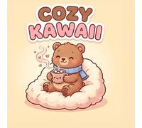 Bold and Easy Cozy Kawaii Coloring Book: Simple and Cute Coloring Pages of a Little Bear's Cozy Cottage, Adorable Rooms, and Tiny Everyday Adventures for Kids, Teens, and Adults