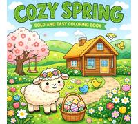 Bold and Easy Cozy Spring Coloring Book (Bold & Easy Coloring Books)