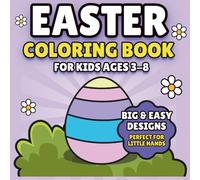 Bold and Easy Easter Egg Designs Coloring Book for Kids | Easter Basket Stuff