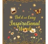 bold and easy inspirational words: Coloring Book for kids