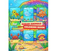 Bold and Easy Ocean Animals Coloring Book for Kids: Big, Extra-Bold Lines and Cute Sea Animals for Fun and Easy Coloring (Ocean Friends Series for Kids)