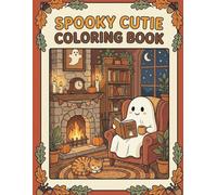 Bold and easy spooky coloring book: Bold and Easy Adorable Creepy Creatures and Cozy Hygge Scenes for Stress Relief and Relaxation | Simple Large ... Thick Lines for Adults, Teens, and Seniors