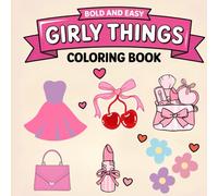 Bold and Easy Y2K Retro Coloring Book 66 Fun Nostalgic Pages with Cute Aesthetic Designs for Teens and Adults (8.5” x 8.5”)