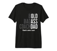 Bold Badass Athletic Dad Divertido Día del Padre Marido Cumpleaños Camiseta Premium