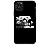 Bold Badass Superhuman Old Ass Human Old Ass Man Funny Dad Carcasa para iPhone 11 Pro Max