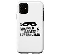 Bold Badass Superhuman Old Ass Man Funny Dad Old Ass Human Carcasa para iPhone 11