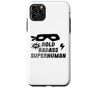 Bold Badass Superhuman Old Ass Man Funny Dad Old Ass Human Carcasa para iPhone 11 Pro Max
