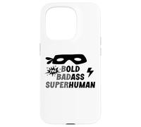 Bold Badass Superhuman Old Ass Man Funny Dad Old Ass Human Carcasa para iPhone 15 Pro