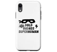 Bold Badass Superhuman Old Ass Man Funny Dad Old Ass Human Carcasa para iPhone XR