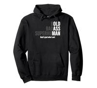 Bold Badass Superhuman - That's What I Am Statement Design Sudadera con Capucha