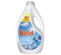 Bold Detergente líquido de lavado para ropa, 87 lavados, 2.697 l, despertar de primavera, frescura al aire libre que dura y dura con removedor de manchas integrado y frescura Lenor