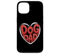 Bold Dog Dad Heart Graphic For Proud Pet Loving Men Carcasa para iPhone 13