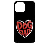 Bold Dog Dad Heart Graphic For Proud Pet Loving Men Carcasa para iPhone 13 Pro MAX
