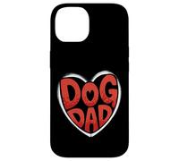 Bold Dog Dad Heart Graphic For Proud Pet Loving Men Carcasa para iPhone 14