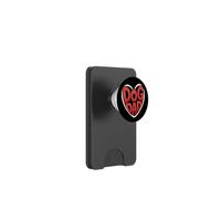 Bold Dog Dad Heart Graphic For Proud Pet Loving Men PopSockets PopWallet para MagSafe