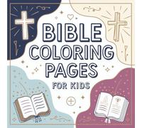 Bold & Easy Bible Coloring Book: 55 Bold Religious Coloring Pages for Churches, Toddlers, Kids & Young Believers, Featuring Christian Crosses, Angels, ... for Stress-Free Fun (Bold & Easy Faith Fun)