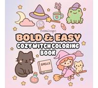 Bold & Easy Cozy Witch Coloring Book (Bold and Easy Cuties)