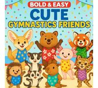 Bold & Easy Cute Gymnastics Friends Coloring Book (Jennifer Woods Gymnastics Book Series)