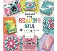 Bold & Easy Reading Era Coloring Book: A Fun & Simple Adult Coloring Book with Reading Designs for Stress Relief and Relaxation (Bold & Easy Coloring Books)