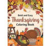 Bold & Easy Thanksgiving Coloring Book