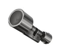 Bold Elite SX-43 Cerradura inteligente para puerta, cilindro europeo sin llave, plateado, controlado por aplicación con soporte de materia (plata, SX-43)