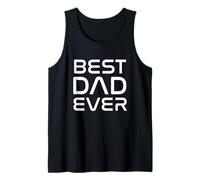 Bold & Futuristic Best Dad Ever Father's Day Camiseta sin Mangas