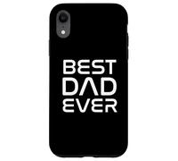 Bold & Futuristic Best Dad Ever Father's Day Carcasa para iPhone XR