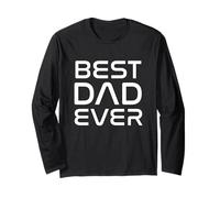 Bold & Futuristic Best Dad Ever Father's Day Manga Larga