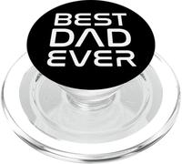 Bold & Futuristic Best Dad Ever Father's Day PopSockets PopGrip para MagSafe