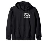 Bold & Futuristic Best Dad Ever Father's Day Sudadera con Capucha